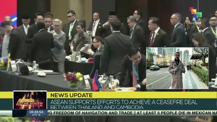 ASEAN supports efforts to achieve a ceasefire deal between Thailand and Cambodia