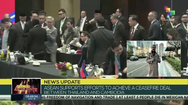 ASEAN supports efforts to achieve a ceasefire deal between Thailand and Cambodia