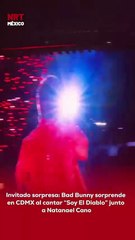 Bad Bunny dejó al público en shock al invitar a Natanael Cano al escenario para cantar “Soy El Diablo”. La colaboración inesperada desató gritos, celulares en alto y se volvió tendencia en redes.
