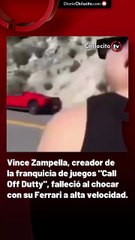 Vince Zampella, creador de la franquicia de juegos "Call Off Dutty", falleció al chocar con su Ferrari a alta velocidad.