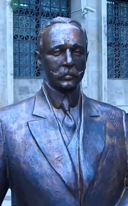Monument of Atanas Burov in Pazardzhik, Bulgaria