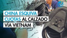 China elude cuotas al calzado vía Vietnam, acusan zapateros
