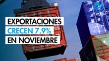 Exportaciones totales de México crecen 7.9% en noviembre; las petroleras se desploman 40.4%
