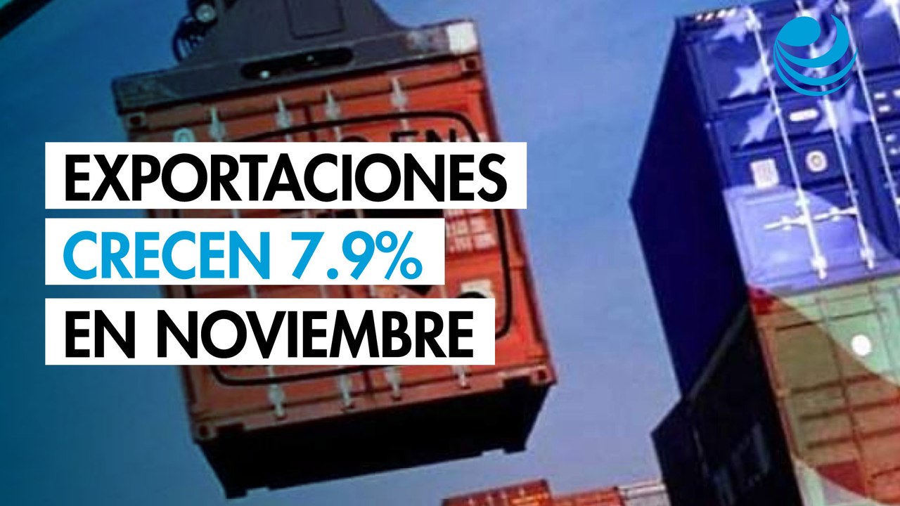 Exportaciones totales de México crecen 7.9% en noviembre; las petroleras se desploman 40.4%