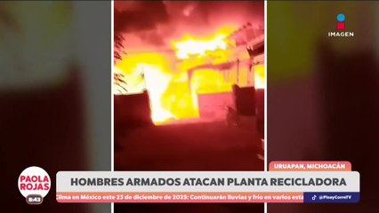 Bombas molotov provocan incendio en recicladora  | DPC con Paola Rojas