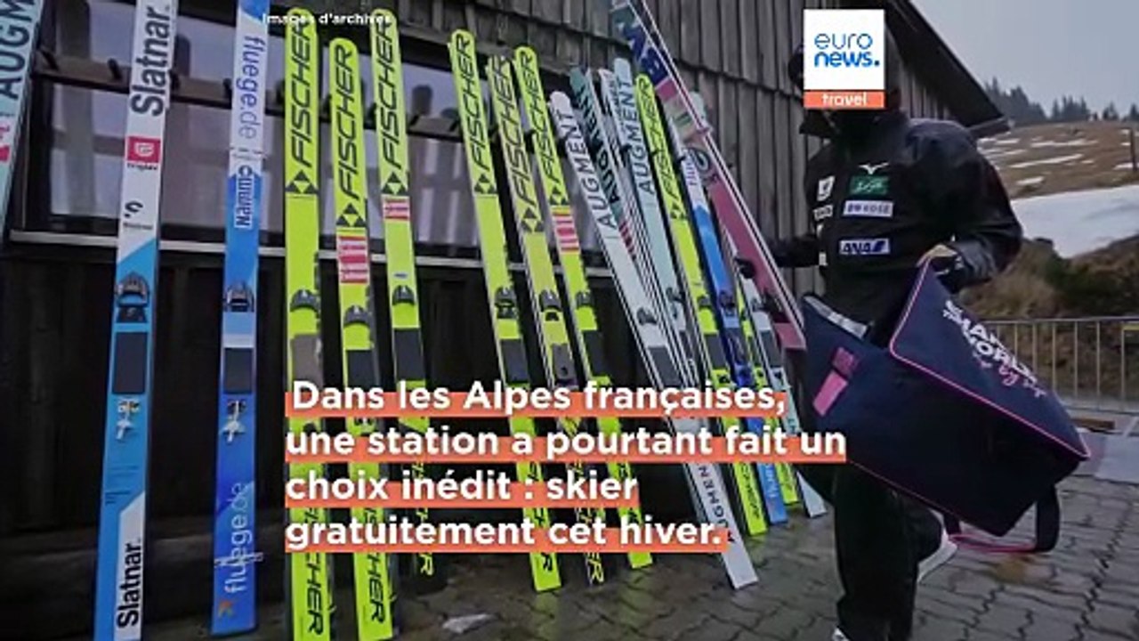 "Cela nous coûte moins cher de ne pas faire payer" : une station des Alpes françaises rend le ski gratuit cet hiver