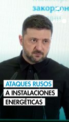 Masivos ataques rusos golpean instalaciones energéticas de Ucrania