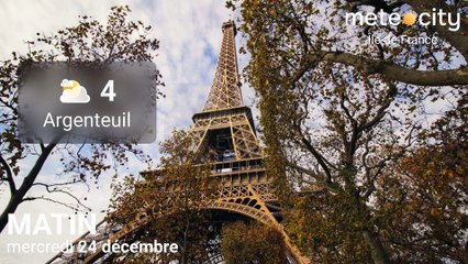 Bulletin météo Île-de-France du mercredi 24 décembre 2025
