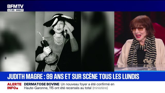 Marshall Truchot : Judith Magre, 99 ans et sur scène tous les lundis - 23/12