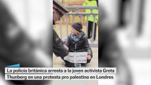Arrestan a la activista Greta Thunberg en Londres