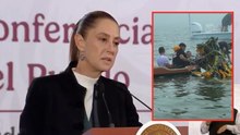 Claudia Sheinbaum se manifiesta tras accidente de aeronave de la Marina en Texas