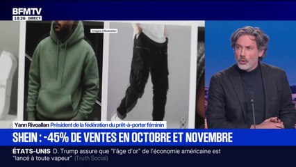 "Shein vend de la merde [...] ils vendent des vêtements toxiques, non-normés depuis 5 ans", fustige Yann Rivoallan, président de la fédération du prêt-à-porter féminin