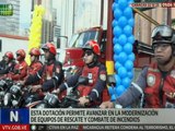 Bomberos de Caracas reciben equipamiento para ampliar capacidad de respuesta ante emergencias