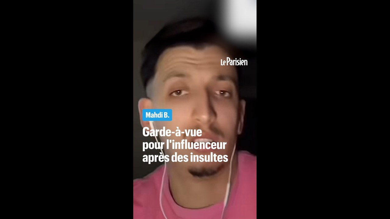 Après avoir insulté et menacé des policiers, l'influenceur Mahdi B. interpellé