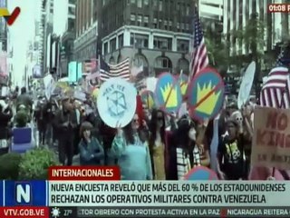 Encuesta revela que el 63% de los estadounidenses se oponen a los operativos militares en el Caribe