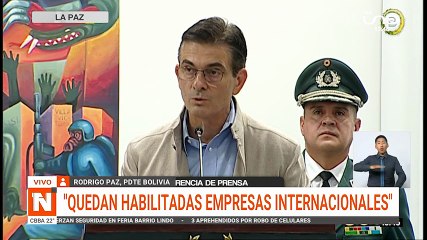 Rodrigo Paz, Pdte. Constitucional de Bolivia, le habla al país