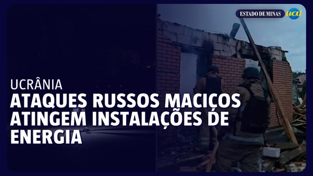 Ataques russos maciços atingem instalações de energia ucranianas