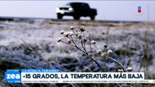 ¡Durango alcanza la temperatura más baja hasta el momento!