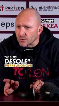 Les propos de Mignoni après la lourde défaite de Toulon à Bordeaux-Bègles 🎙️