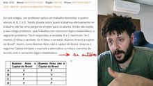 Quem mentiu Raciocínio Lógico  AOCP – MPERS 2018 Analista MP #matemática @marceloboturaa