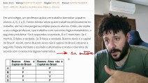 Quem mentiu Raciocínio Lógico  AOCP – MPERS 2018 Analista MP #matemática @marceloboturaa