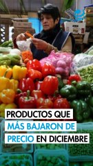 Jitomate, huevo y pollo, entre los 10 productos que más bajaron de precio en diciembre