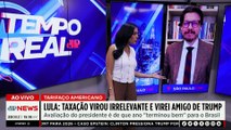 Lula diz que tarifaço virou “irrelevante” e virou amigo de Trump | TEMPO REAL