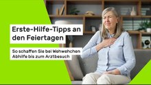 Erste-Hilfe-Tipps an den Feiertagen: So schaffen Sie bei Wehwehchen Abhilfe bis zum Arztbesuch