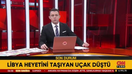 SON DAKİKA HABERİ: Ankara'da Libya Genelkurmay Başkanı'nı taşıyan uçak düştü! Heyetin tamamı hayatını kaybetti
