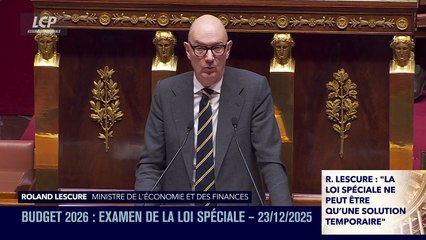 La séance est ouverte ! - Budget 2026 : examen de la loi spéciale - 23/12/2025