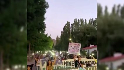 Mendoza: protestas masivas contra el Proyecto San Jorge