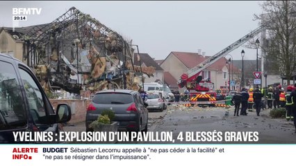 Yvelines: retour sur cette explosion d'un pavillon ce mardi qui a fait quatre blessés graves