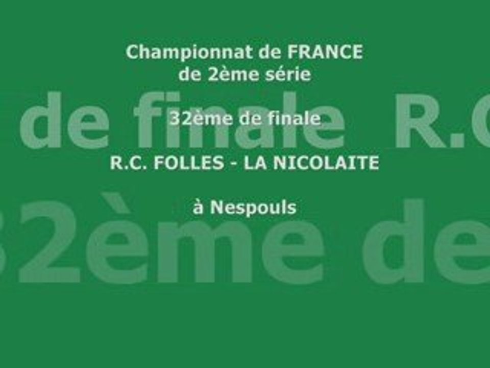 Folles - La Nicolaite