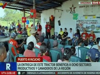 Productores y ganaderos de Amazonas beneficiados con la entrega de tractores