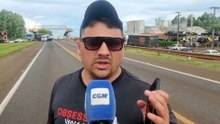 "A carreta foi arregaçando tudo nós", relata motorista envolvido em acidente com sete veículos na BR-277
