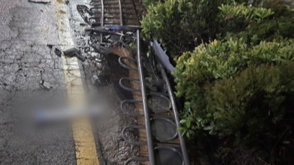 음주 운전하다 화단 들이받고 도주한 20대 검거 / YTN