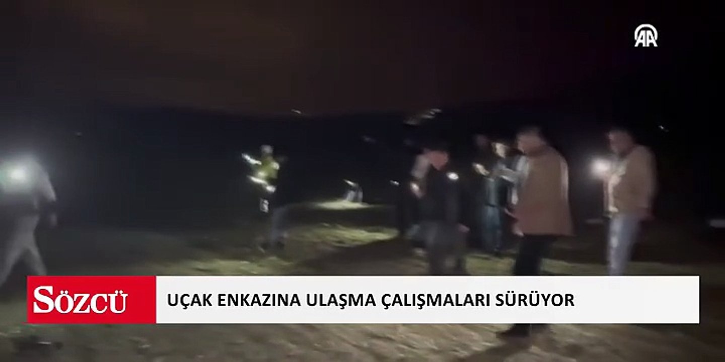Ankara'da uçak enkazına ulaşma çabaları sürüyor