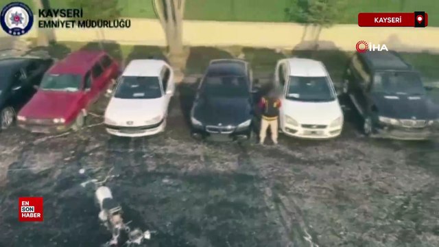 Kayseri’de 21 milyon TL değerinde ‘change araç’ ele geçirildi