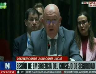 Rusia repudia en el CSNU la escalada de agresión de EE.UU. contra Venezuela y el Caribe