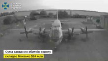 Ukrainian drone strikes Russian Navy Il-38N at Yeysk airfield