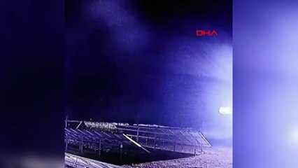 Libya Genelkurmay Başkanı'nın uçağının düşme anı güvenlik kamerasında