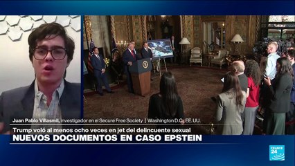 Juan Pablo Villasmil: "Trump sabe que estar en fotos con Epstein y aparecer en aviones con él no se ve bien"