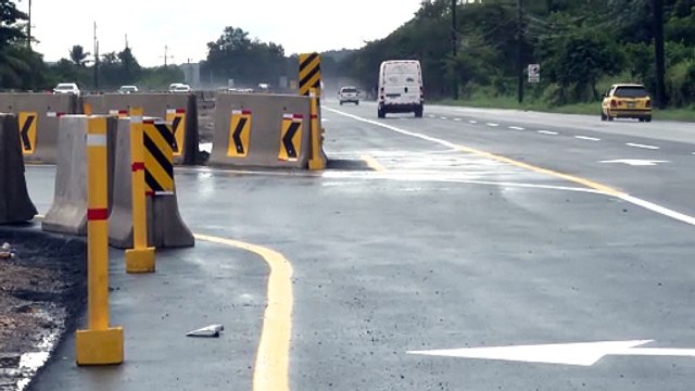 Ministerio de Obras Públicas pone en servicio nuevas soluciones viales para mejorar el tránsito en la Autopista Duarte