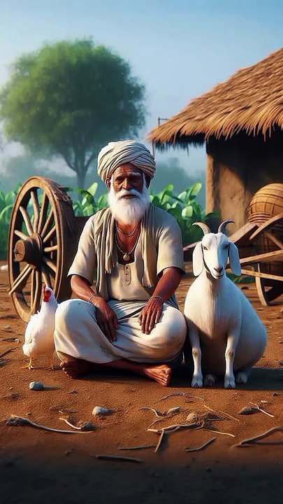 ik gareeb kisan ky pass ik bakei aur murghi thi #ai #hen #goat #farmer #aigenerationvideo #barafbari गरीबकिसान #किसानसंघर्ष #खेतिहरजीवन #किसानकष्ट #ग्रामीणभारत #किसानमजदूर #सशक्तकिसान #खेती #किसानहित #किसानजागरण