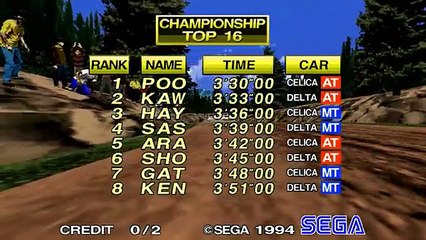 Demonstration  Sega Rally Championship