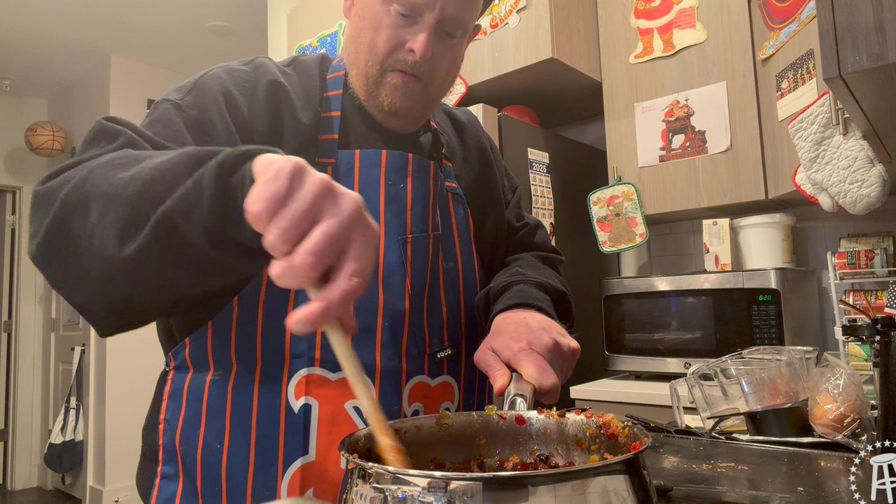 Tank Cooks Christmas Fruit Cake