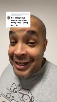 Je réponds en créole à ce commentaire bienveillant. Merci 🙏🏾💪🏾 #972 #antillais #martinique #creole #humour