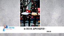 [포토오늘] 눈 대신 비, 살짝 아쉽지만... / YTN
