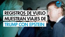 Trump voló con Epstein 8 veces en la década de 1990, según correo de fiscal