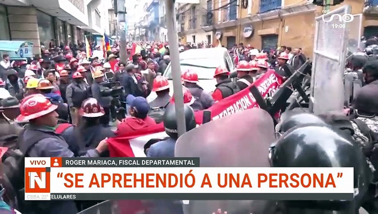 FGE SOBRE MOVILIZACIONES EN LA PAZ
